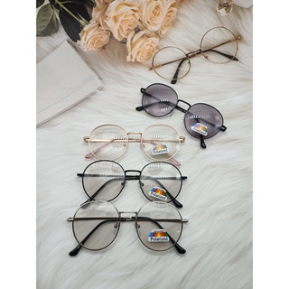 [มีของที่กรุงเทพ]แว่นกรองแสงพร้อมเลนส์บลูบล็อค+ กรองแสงสีฟ้า(polarized+Auto) N 8920B 🥰แถมกล่อง+เชือก🥰