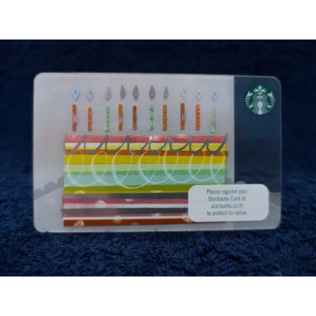 ภาพหน้าปกสินค้าบัตร Starbucks ลาย Birthday Cake / มูลค่า 500 บาท จากร้าน johnnystb บน Shopee