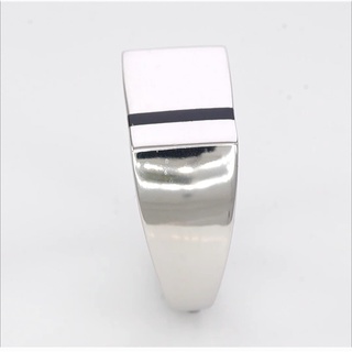 925 silver Trend Hip Hop Mens Punk Ring Silver Personality Fashion Charm Jewelry Gift Ring,แหวนผู้ชายเงินแท