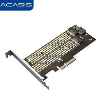 Acasis M.2 Nvme To Pci-E 3.0 X4/8/16 การ์ดขยายช่องรองรับ Sata Protocols 32Gbps M&amp;B Key Ssd การ์ดคอมพิวเตอร์