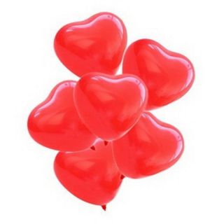 ลูกโป่ง หัวใจ 💖แต่งงาน ขนาด 11 นิ้ว 🎈จำนวน 20 ลูก(สีแดง) ผลิตไทย เนื้อหนา ปาร์ตี้ วาเลนไทน์