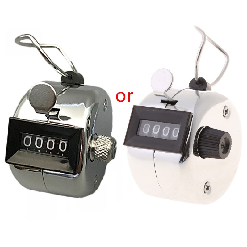 Super Hand Tally Counter Clicker Counter มือถือ 4 หลักจอแสดงผลโลหะ ...