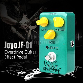 E*M Joyo JF-01 Vintage Overdrive Guitar Effect Pedal True Bypass