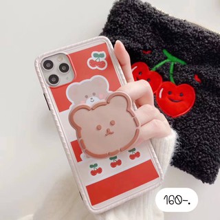 160฿ เท่านั้น‼️เคสแถมที่ติด เคสแถมGriptok 🐻ไอริงcute bear