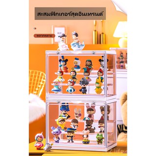 ภาพขนาดย่อของภาพหน้าปกสินค้าEZ กล่องฟิกเกอร์ ตู้โมเดล กระเป๋า ตู้โชว์ตุ๊กตา ญี่ปุ่น 3 ชั้น ของสะสม Mini figure Toy Model Magnet Display Shelf Box จากร้าน c34515th บน Shopee ภาพที่ 2