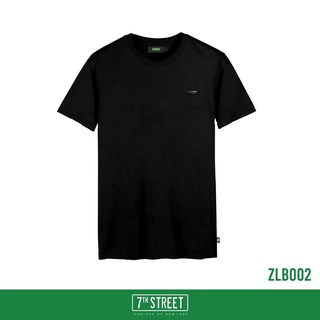 เสื้อยืดแขนสั้นผู้ชาย 7th Street รุ่น NEW Zign Logo Black