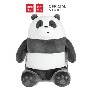 ภาพหน้าปกสินค้าMINISO ตุ๊กตาหมอนข้างแบบนั่ง We Bare Bears ตุ๊กตา ตุ๊กตาแบบนอน ของขวัญวันเกิด ตุ๊กตานุ่มนิ่ม Panda ซึ่งคุณอาจชอบสินค้านี้