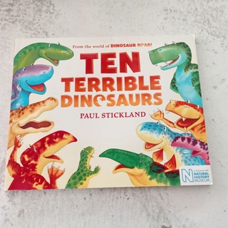หนังสือปกอ่อน Ten Terrible Dinosaurs มือสอง