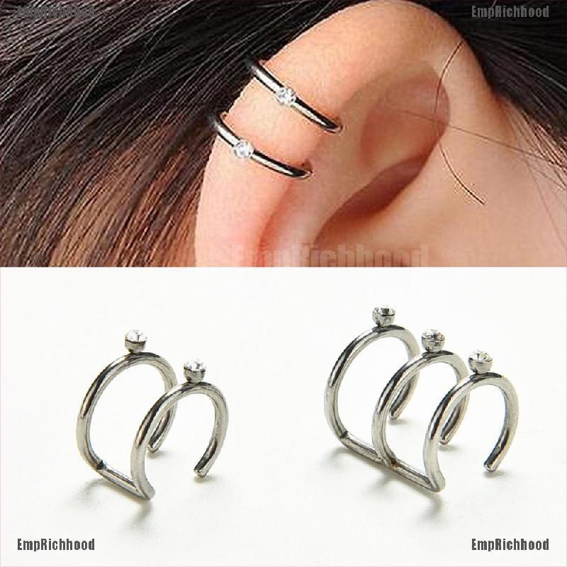 emprichhood-ต่างหูสตั๊ด-2-3-แถว-สีเงิน
