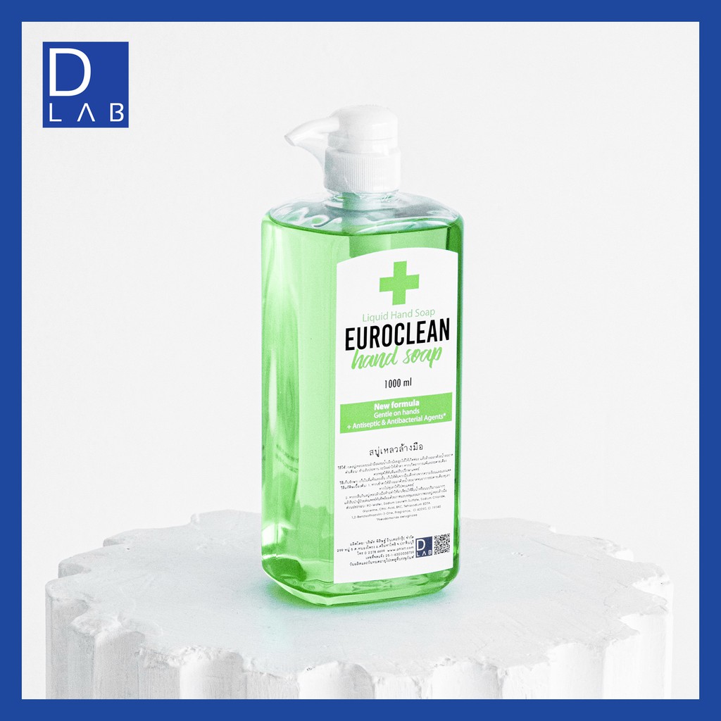 ภาพหน้าปกสินค้าEuroclean hand soap 1,000 ml สบู่เหลวล้างมือ Antibacterial