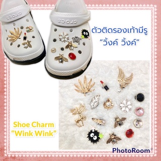 ภาพหน้าปกสินค้าJBD 7- 👠🌈shoe Charm “  Dimond wink “🔅🍭👠⚡️ตัวติดรองเท้ามีรู “เพชร วิ้งค์ วิ้งค์” สวยใสวิ้งค์วับ ซึ่งคุณอาจชอบราคาและรีวิวของสินค้านี้