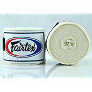 Fairtex  ฺครีม แฟร์เท็กซ์ ผ้าพันมือมวยไทย แบบยืด คอตตอนไนล่อน ยาว 180