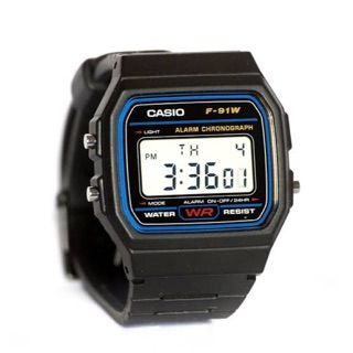 ภาพหน้าปกสินค้าCasio F91 คาสิโอ้เกรดเอ สายยาง ระบบดิจิตอล มีไฟดูเวลากลางคืน ซึ่งคุณอาจชอบสินค้านี้