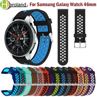 ภาพหน้าปกสินค้าสายนาฬิกาข้อมือสำหรับ Samsung Galaxy Watch SM-R 800 46mm / For Realme Watch S / Amazfit GTR 2e strap ซึ่งคุณอาจชอบสินค้านี้