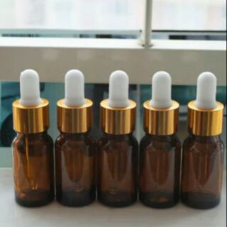 ขวดดรอปเปอร์สีชา 10ml พร้อมส่ง