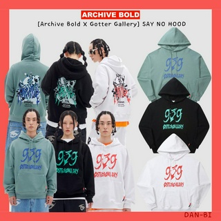 [Archive Bold X Gotter Gallery] SAY NO HOODIE / 3 สี / สินค้าเกาหลี / ONE SIZE SPAN TRAINING / CAUSAL / สไตล์เกาหลี สินค้าขายดี
