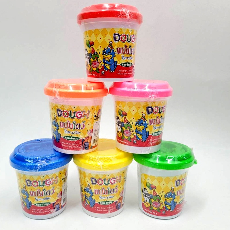 คิดอาร์ท-แป้งโดว์-150กรัม-แป้งปั้น-ดินปั้น-สำหรับเด็ก-kidart-dough-150g-pc