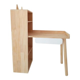 Computer desk KID DESK FURDINI MEOW 710095 NATURAL/WHITE Office furniture Home &amp; Furniture โต๊ะคอมพิวเตอร์ โต๊ะเด็ก FURD