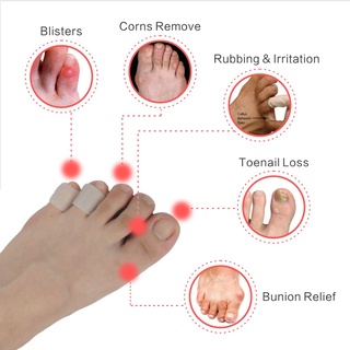 เจลป้องกันนิ้วเท้า ระบายอากาศ แรงเสียดทาน บรรเทาอาการปวด