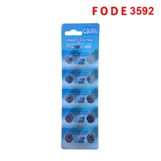 FODE3592 แบตกระดุม ถ่านกระดุม ถ่านกระดุมเล็ก AG13 357A CX44 LR44W LR44 ถ่านLR44 Button battery  1.55V ถ่านalkalineแบนกลม