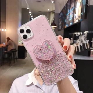 เคสโทรศัพท์มือถือ เเต่งกลิตเตอร์ สำหรับ Samsung A7 A9 J8 2018 A2 Core J4 J6 Plus A72018 A92018 J82018 J4Plus J6Plus A2Core