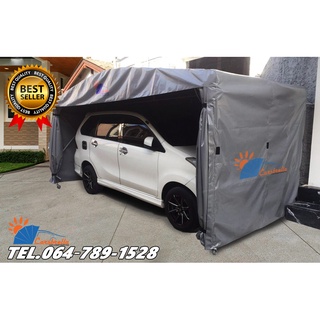 เต็นท์จอดรถสำเร็จรูป CARSBRELLA รุ่น SPACE B SIZE M สำหรับรถขนาดกลาง ปกป้องฝุ่นและสิ่งสกปรก