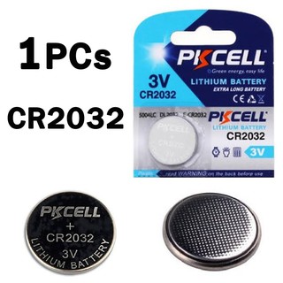 11PCs/1ก้อน PKCELL CR2032 BR2032 DL2032 ECR2032 3V button batteries Cell Coin Lithium Battery for watch car remote key