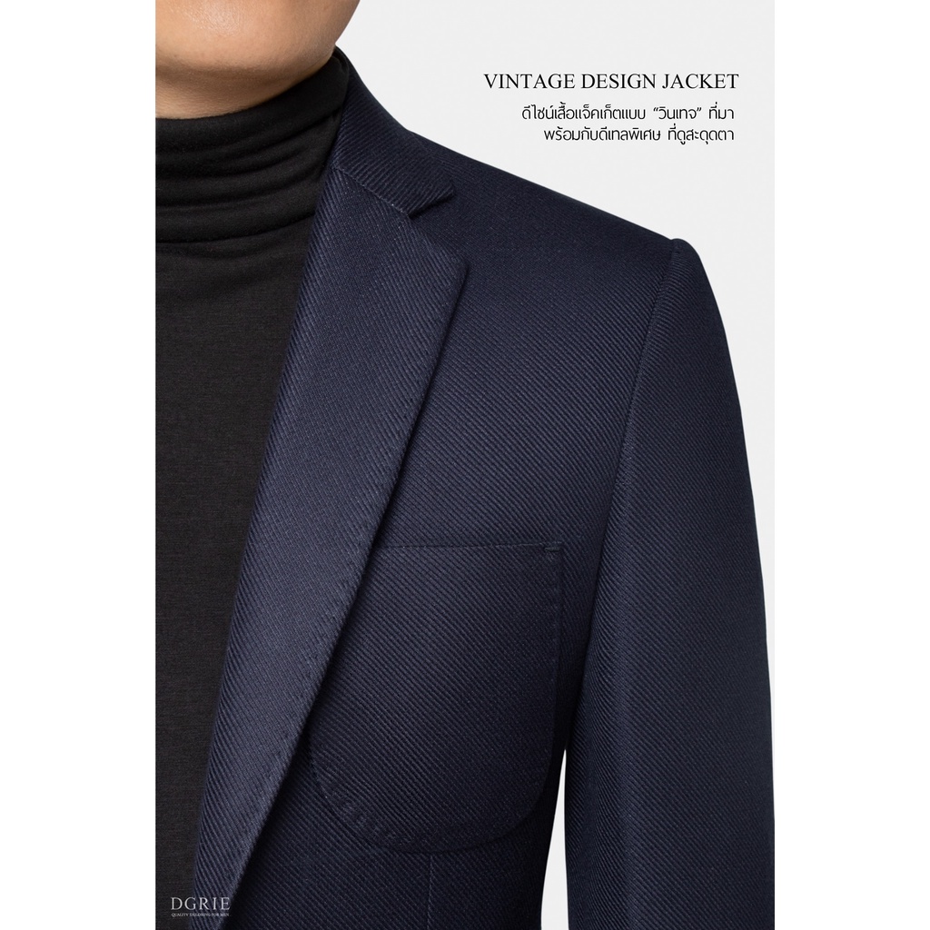 dgrie-แจ็กเกตสีกรมทูวโทน-navy-blue-vintage-flannel-jacket-ไซส์ไหนหมดสามารถทักแชทสอบถามได้