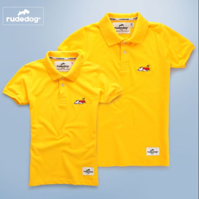 rudedog-เสื้อโปโล-รุ่น-mini-falcon-สีเหลือง