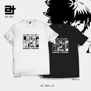 เสื้อยืด AvidiTee AT Hunter x Hunter Manga Anime Killua Gon Characters v3 Unisex TShirt for Men and Women ใส่สบายๆ