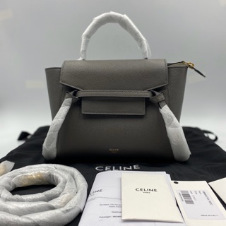 Used like newwww Celine nano beltbag grey y.19 Fullset