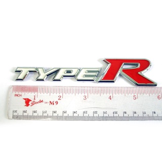 กรุณาวัดขนาดก่อนสั่งซื้อ โลโก้ TYPE R HONDA ฮอนด้า Aegether