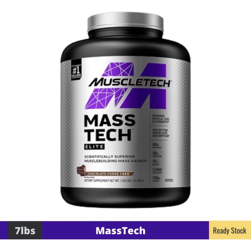 ภาพหน้าปกสินค้าMuscletech Mass Tech 7 Lbs ใน Shopee masstech