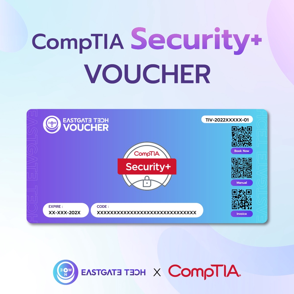 ภาพหน้าปกสินค้าข้อสอบภาษาไทย CompTIA Security+ (ราคา ดูแลทุกขั้นตอน) จากร้าน eastgatetech บน Shopee