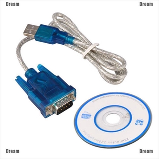 &lt;Dream Shop&gt; อะแดปเตอร์แปลงสายเคเบิล USB เป็น RS232 Serial Port DB9 9 Pin ตัวผู้ COM PDA