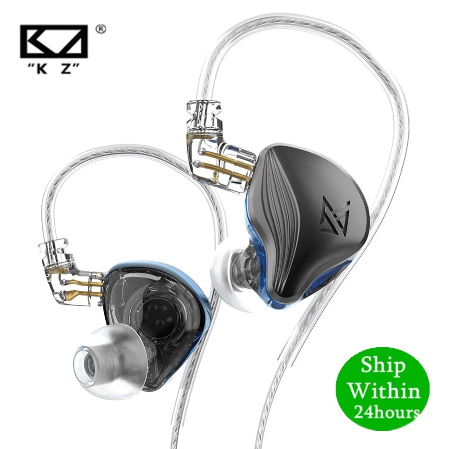 ภาพหน้าปกสินค้าใหม่ Kz Zex ชุดหูฟังไฮบริดไฮบริดลดเสียงรบกวน Kz Edx Pro Zsn Pro