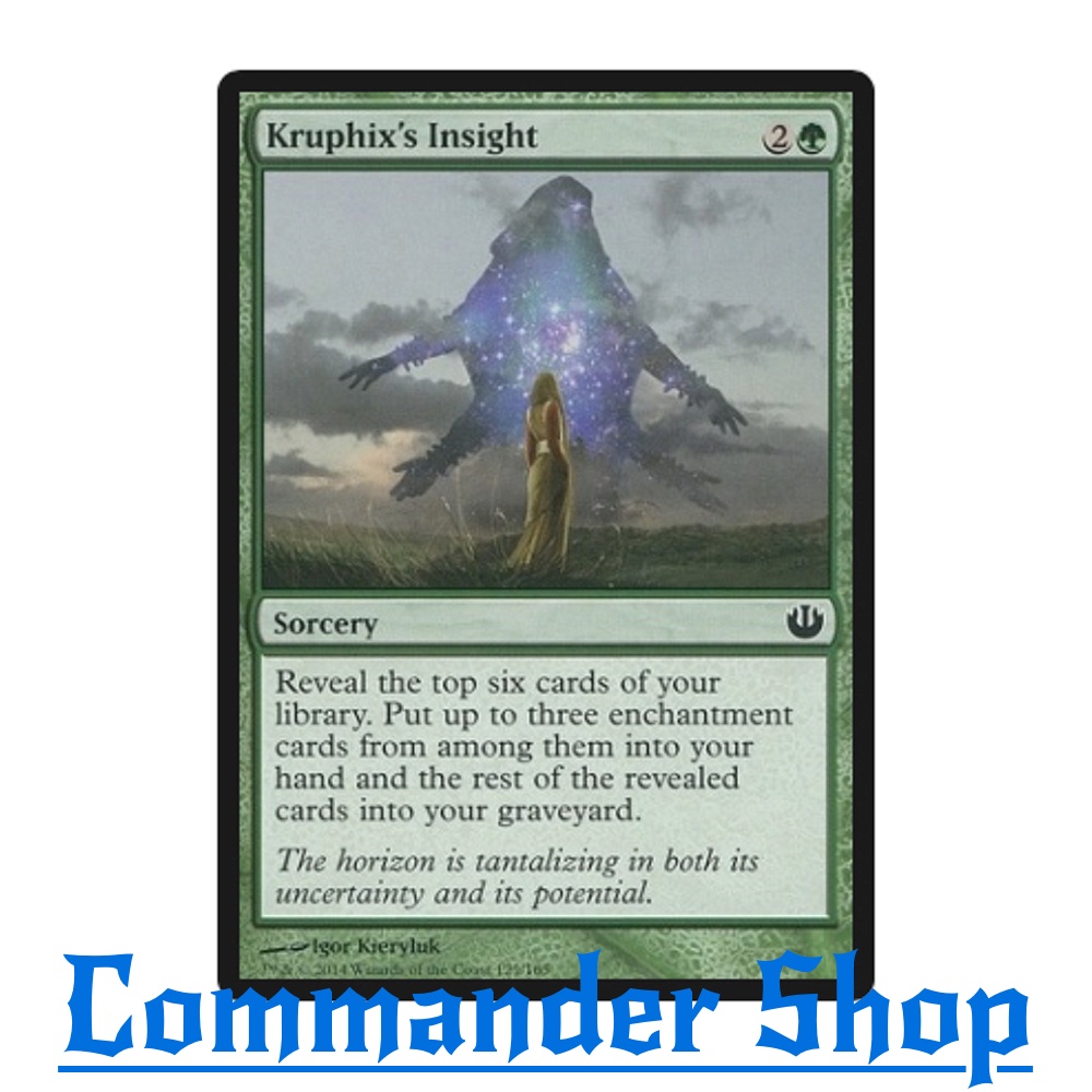Kruphix's Insight (Sorcery) Green การ์ดเกม Magic The Gathering (MTG ...