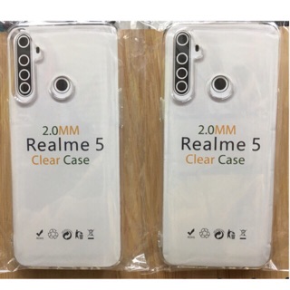 เคสใสหนา2.0MM เคสกันกระแทก For Realme 5/Realme 5i/Realme​5s/Realme​C3​/Realme 6i/Galaxy A71