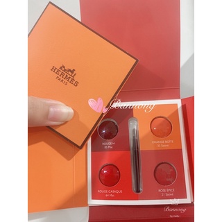 ✨Hermes rouge lipstick bubble card tester  แท้✨