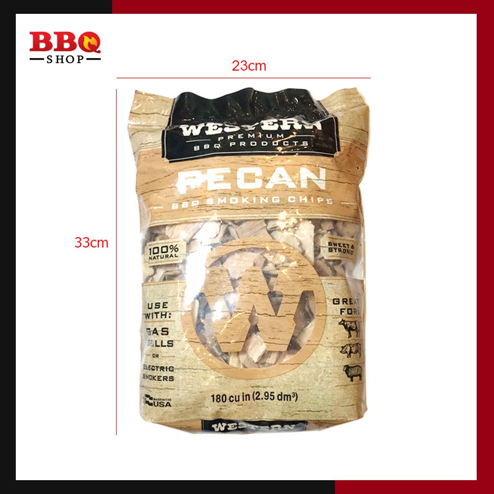 western-pecan-wood-chips-ไม้พีแคนรมควัน-bbq-smoking-chips-ไม้รมควัน