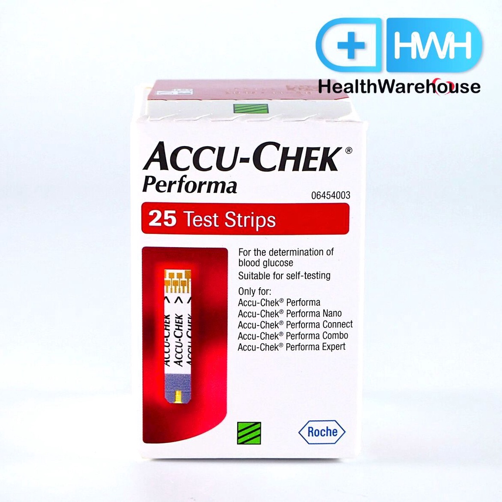 Accu chek performa test strips 25 pieces box accu chek 