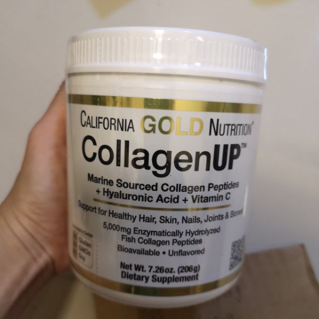 California Gold Nutrition, CollagenUp 5000, Marine-Sourced Collagen ...
