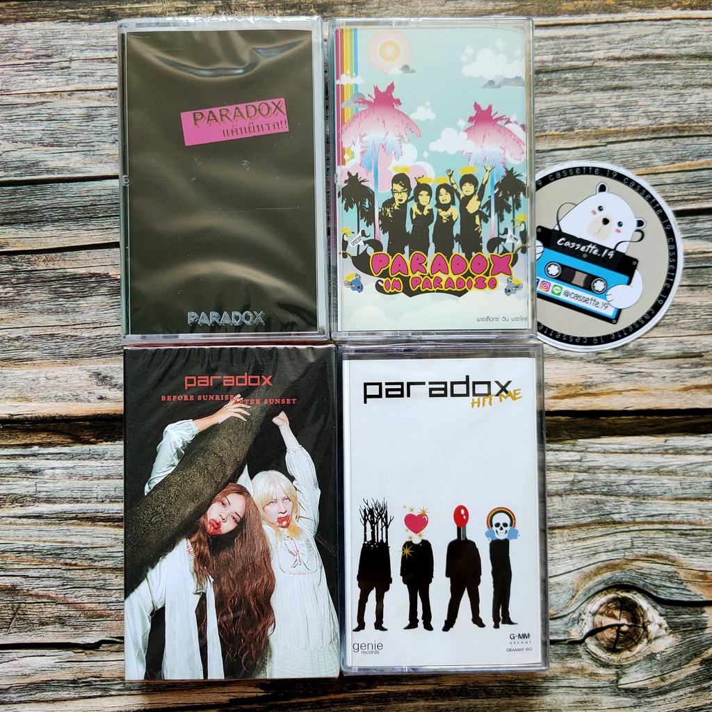 มือ1ซีล-เทป-paradox-เทปพาราด็อกซ์-paradox-cassette-ของแท้100