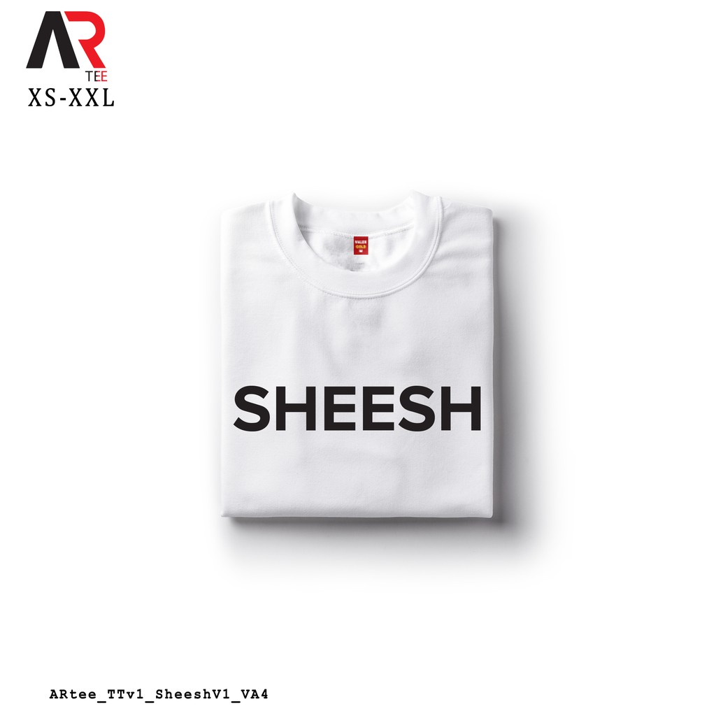 เสื้อยืดวินเทจ-ar-tees-sheesh-v1-tiktok-เสื้อเชิ้ตแบบกําหนดเอง-unisex-tshirt-สําหรับผู้หญิงและผู้