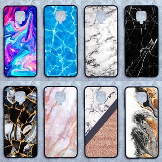 เคส Xiaomi Redmi Note 9 pro / 9 pro max / 9s ใช้เคสเดียวกัน ลายหินอ่อน ขอบนิ่มหลังแข็ง เคสมือถือ เคสสกรีน uv Case เคส TP
