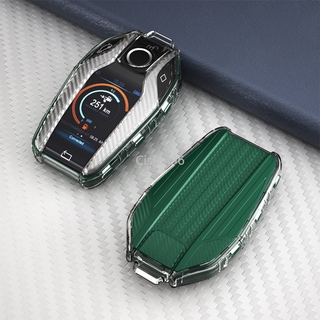 เคสกุญแจรถ ชนิดซิลิโคน TPU มีไฟ LED สำหรับ BMW 5 7 Series G11 G12 G30 G31 G32 i8 i12 i15 G01 G02 G05 G07 X3 X4 X5 X7