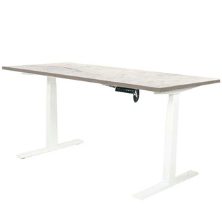 Desk STANDING DESK ERGOTREND SIT 2 STAND GEN2 180CM GRANITE/WHITE Office furniture Home &amp; Furniture โต๊ะทำงาน โต๊ะทำงานป