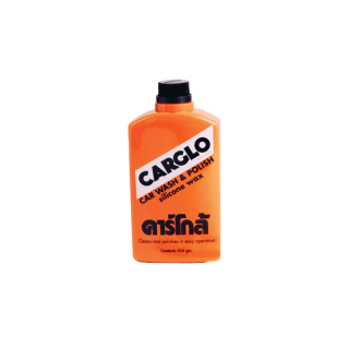(ลด 15% โค้ด LPTSEP) CARGLO คาร์โกล้ น้ำยาขัดรถและเคลือบสีรถ 454 กรัม CAR WASH & POLISH silicone wax 454 g.
