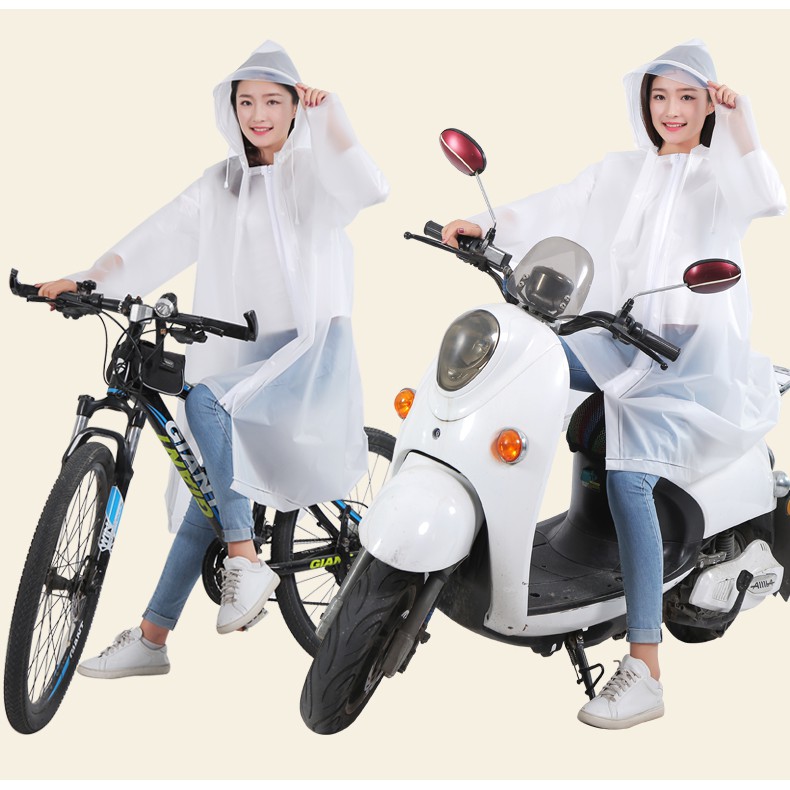 เสื้อกันฝนยาวร่างกายป้องกันพายุชายเดี่ยวและหญิงแจ็คเก็ตแฟชั่นใสรถยนต์ไฟฟ้าแบตเตอรี่จักรยานเสื้อปอนโช
