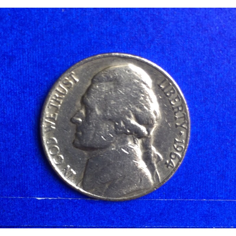 เหรียญ-liberty-1964-five-cent-เหรียญสะสม-เหรียญต่างประเทศ